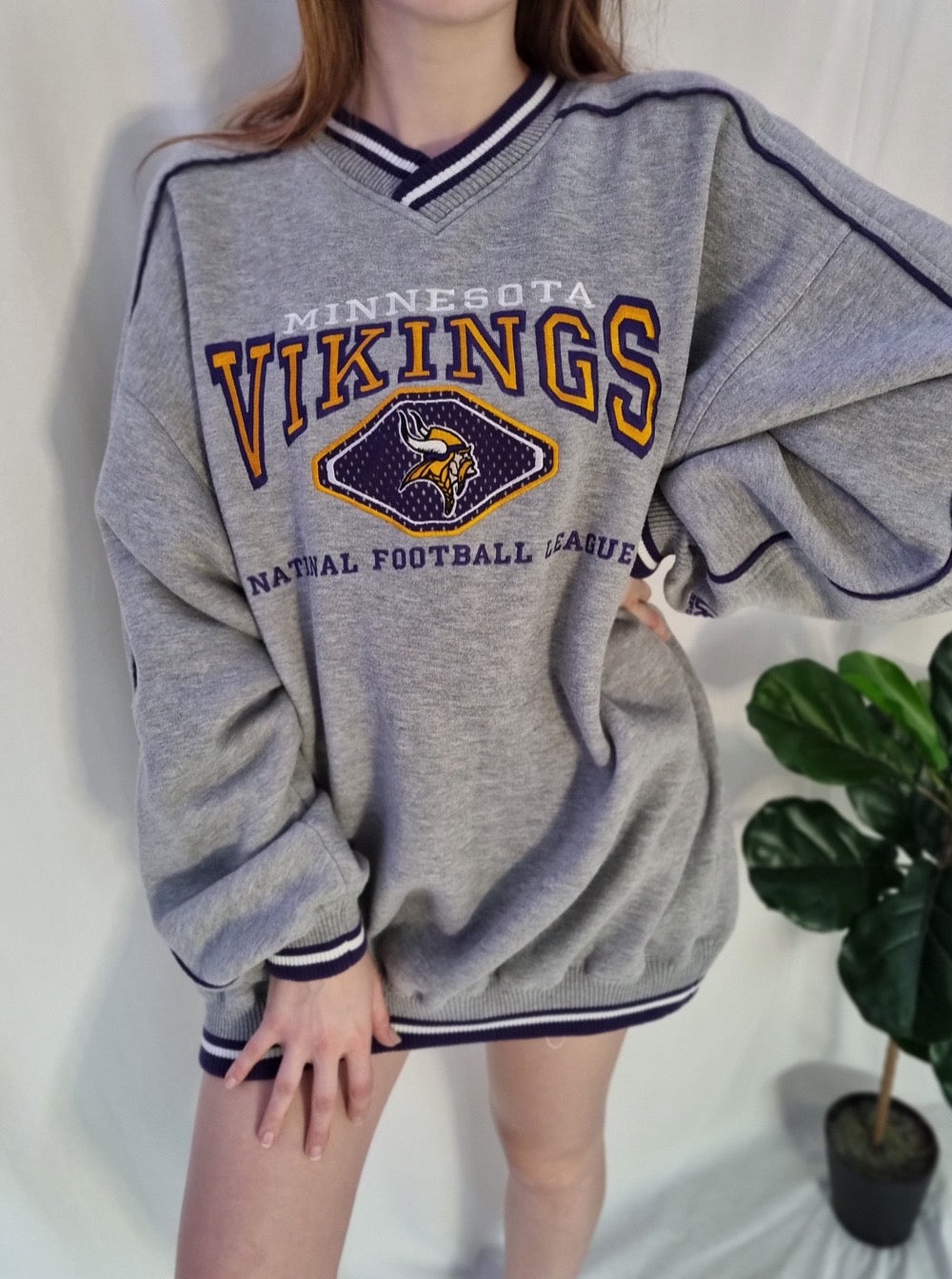 Minnesota Vikings Vintage Sweatshirt, Vintage Vikings Football